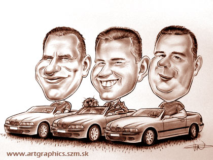 karikatura_132_caricature_3bmw_sepia