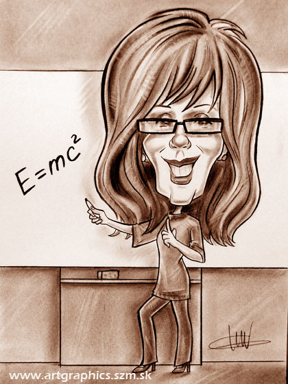 karikatura_103_caricature_ucitelka_sepia