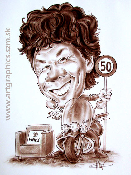 karikatura_105_caricature_motorka_kreslo_sepia